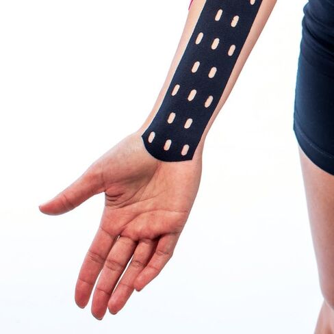 CureTape® Punch Pink | شريط علم الحركة المثقوب | المزيد من التمدد والتهوية| شريط ك لآلام المفاصل والركبة والكاحل والكتف | شريط علم الحركة للعلاج الطبيعي | شريط طبي مقاوم للماء in Kuwait