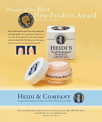 HEIDI'S Nail Strengthener and Cuticle Repair Creme, 2 Ounce in Saudi Arabia