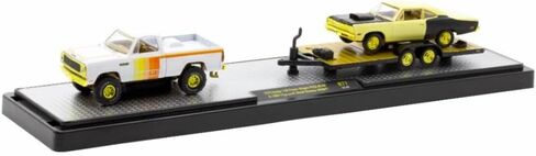 M2 Machines AutoHaulers 36000-77 24-20 1/64 مقياس دييكاست 1979 دودج 150 باور واجن مع مقطورة و1969 بليموث رود رانر in Saudi Arabia