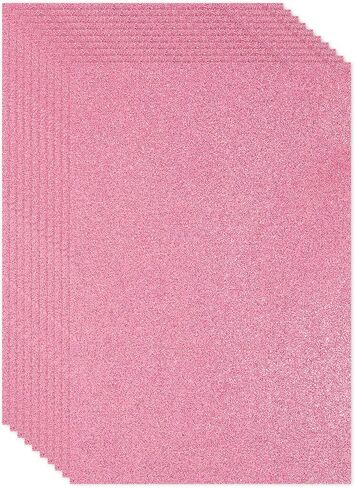 PATIKIL Light Green Shiny EVA Glitter Foam Sheet 11 x 8 Inch 2mm Thick Sparkle EVA Glitter Felt for Crafts DIY Project, 10 Pcs in Saudi Arabia