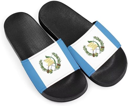 Howilath North American Countries Flag Sandals for Women Comfort Non Slip House Shower Shoes Summer in Kuwait