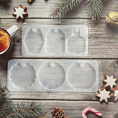 قطعتان من قالب الراتنج للوحة الاسم بوزن 40 أونصة غطاء كوب ستانلي 6 تجاويف غطاء بهلوان اسم العلامة قالب صب راتنجات الإيبوكسي DIY قلادة اسم مخصصة قالب سيليكون قالب تزيين الأكواب أداة صناعة يدوية in Kuwait