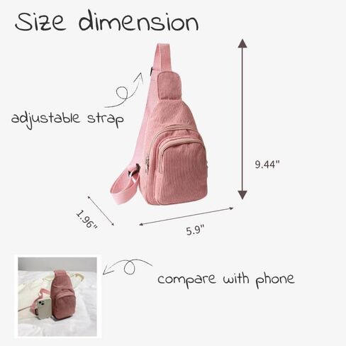 Corduroy Fanny Packs for Women Men, Fashionable Waist Bags Waterproof Small Crossbody Belt Bag Bum Bag with Adjustable Strap For Outdoor (Green) in Saudi Arabia