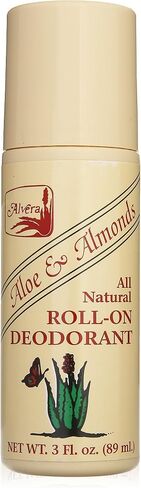 Alvera All Natural Roll-On Deodorant, Aloe Herbal, 3 Fluid Ounce in Saudi Arabia