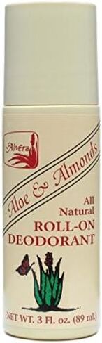 Alvera All Natural Roll-On Deodorant, Aloe Herbal, 3 Fluid Ounce in Saudi Arabia