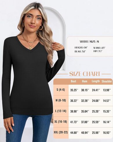 Riyiper 3 Pack Women's V Neck Sweater, Long Sleeve Lightweight Tops Casual Solid Color Pullover Loose Knit Classic Sweaters in Saudi Arabia