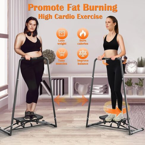 آلة التزلج، مدرب محاكاة التزلج، تمارين بليومترية منخفضة التأثير، تمرين كامل الجسم مع المقاومة، حركة سلسة، معدات اللياقة البدنية للقلب لصالة الألعاب الرياضية المنزلية in Kuwait