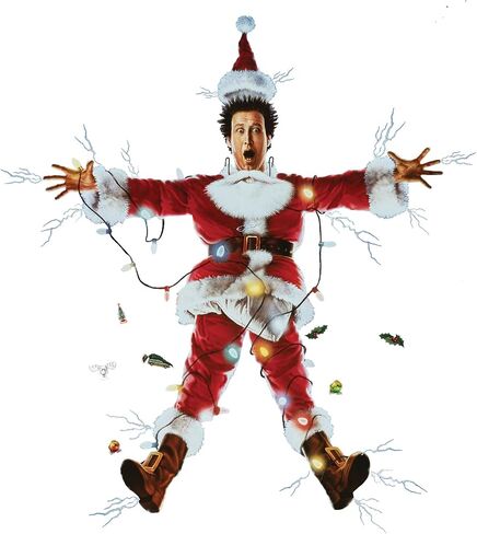 RoomMates RMK5410GM National Lampoon's Christmas Vacation Decal, Red in Saudi Arabia