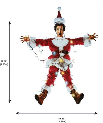 RoomMates RMK5410GM National Lampoon's Christmas Vacation Decal, Red in Saudi Arabia