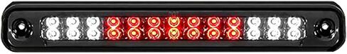LED Third 3rd Brake Light for 1988-2000 Chevy GMC C/K 1500 2500 3500 Center High Mount Stop Light Rear Cargo Lamp Tail Light (Chrome Housing Smoked Lens) in Saudi Arabia