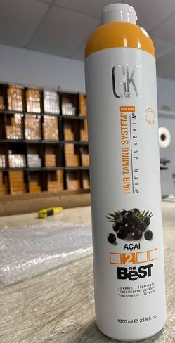 GK HAIR Global Keratin أفضل كوكو (33.8 أونصة سائلة/1000 مل) علاج للشعر بالكيراتين - مركب برازيلي احترافي لفرد الشعر للحصول على شعر ناعم وحريري وخالي من التجعد in Kuwait
