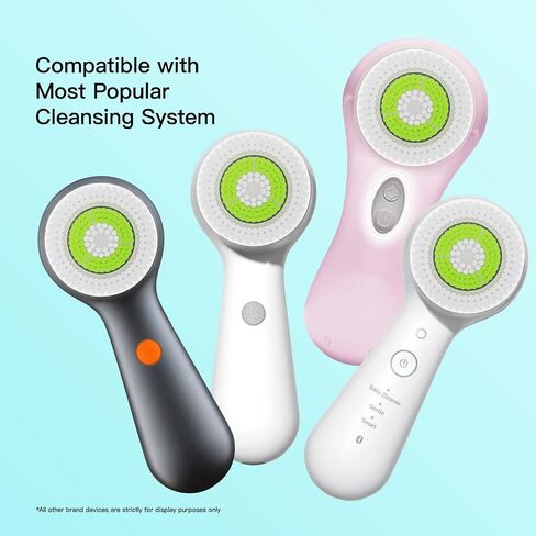 Brushmo Facial Cleansing Brush Heads compatible with Revitalizing Cleanse Brush Head, 4 pack in Saudi Arabia