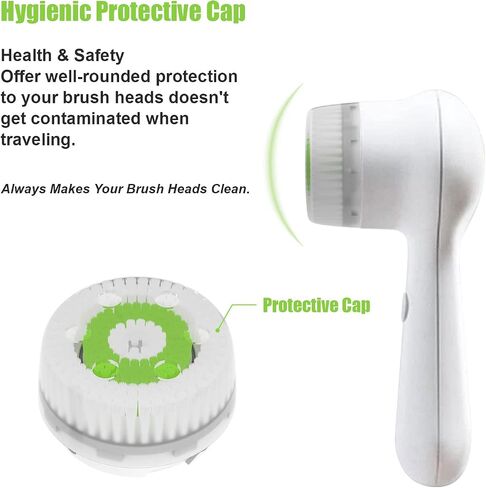 Brushmo Facial Cleansing Brush Heads compatible with Revitalizing Cleanse Brush Head, 4 pack in Saudi Arabia