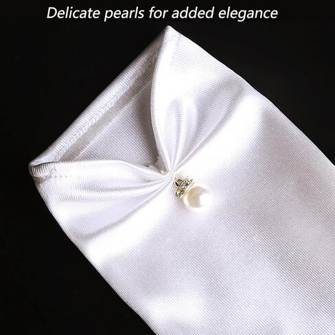 قفازات دانتيل بيج زهرية لحفلات الزفاف القصيرة من الدانتيل للنساء، قفازات أنيقة من الدانتيل للمعصم لعشاء الأوبرا in Kuwait