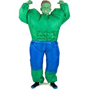 Bodysocks Green Hulk Inflatable Costume for Kids (age 5-11)