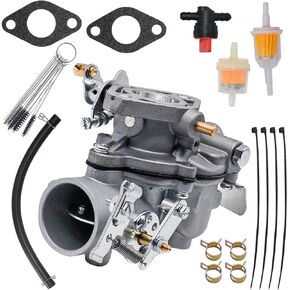XingLi Carburetor Fit for Zenith Updraft Gas Wisconsin L63S1 VH4D 2-1/4" Farmer Bob's Parts Carb 1957 1958 1959 1960 1961 1962-1976 with Gaskets