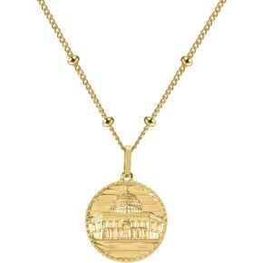 Dome of the Rock Necklace - Palestine Al Aqsa Dome Of The Rock Necklace Palestine Necklace Jewellery Muslim Ramadan Gift Eid Gift Islamic Jewellery