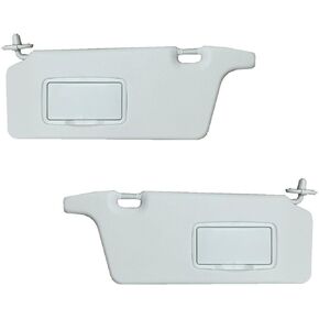 Sun Visor for Honda Civic 2001 2002 2003 2004 2005 Left + Right Pair Driver + Passenger Sides Light-Gray 2MPLASTIC