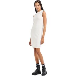 Armani Exchange Women's Sleeveless Ribbed Knit Mini Dress