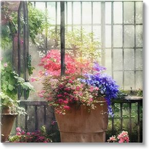 Stupell Industries Sunlit Potted Plants Greenhouse Canvas Wall Art, Design by Alpenglow Workshop