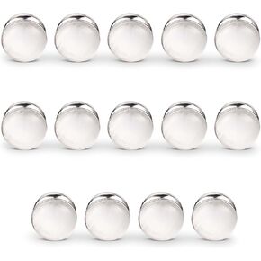 14 Sets Wedding Veil Weights, Cat's Eye Magnetic Pearls Double Sided Pearl Magnets Artificial Pearls Magnetic Button for Wedding Dress Clothes Scarves Women Girls