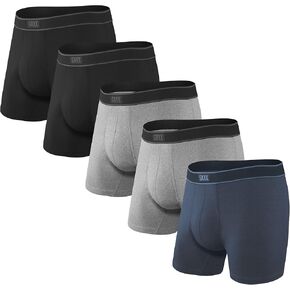 SAXX Underwear Co. - Men's Daytripper Boxer Brief Fly 5Pk With Built-In Pouch Support - Underwear For Men