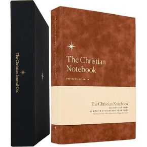 365 Days Of Faith Notebook, Prayer & Bible Study Notebook For Women And Men, Christian Journal In Gift Box (Cotton Hardback)