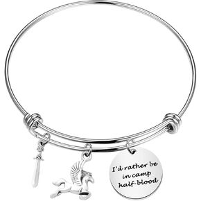 BAUNA The Lightning Thief Musical Jewelry I’d Rather Be In Camp Half-Blood Broadway Musical Gift