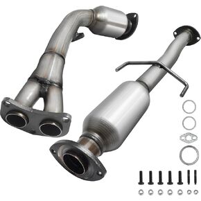 JT Exhaust Front&Rear Catalytic Converter Compatible with Toyota Tacoma 2000-2004 2.7L L4 (EPA Compliant)