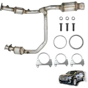 645155 Catalytic Converters Fits For 2015-2020 Cadallac Escalade & ESV 2014-2020 Chevy Silverado Tahoe Suburban 2014-2020 GMC Sierra 1500 Yukon Denali SLT XL Denali SLT 6.2L V8 197191 197192