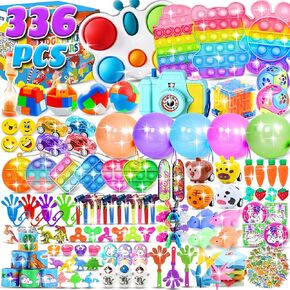 336 pcs Party Favors for Kids 8-12, Fidget Toys Bulk,Goodie Bag Stuffers for Kids Birthday Gifts,Treasure Box Toys for Classroom Prize for Kids ,Carnival Prizes