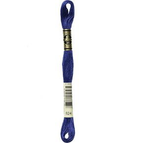 DMC Thread 6-Strand Embroidery Cotton 8.7 Yards Very Dark Blue 117-824 (12-Pack)