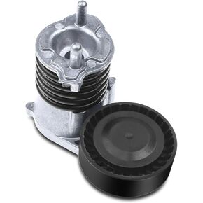A-Premium Belt Tensioner Assembly with Pulley Compatible with Volvo C30 2007-2013, C70 2006-2013, S40 2004-2011, V50 2005-2011, Replace# 31251654, 8M5N6A228BA