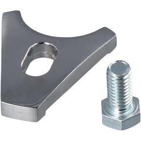 Chrome Steel Distributor Clamp Replacement Hold Down with Screw SBC BBC Set for Engines V8 for V6