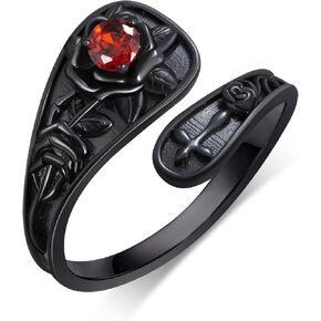 Skull Spoon Rings for Women 925 Sterling Silver Skeleton Hands Ring Gothic Ring Gothic Jewelry Halloween Gifts for Women