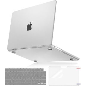 MOSISO Compatible with MacBook Pro 16 inch Case 2024 2023 2022 2021 M4 M3 M2 M1 A3403 A3186 A2991 A2780 A2485, Ultra-Thin Natural Original Color Hard Shell&Keyboard Cover&Screen Film,Midnight Blue
