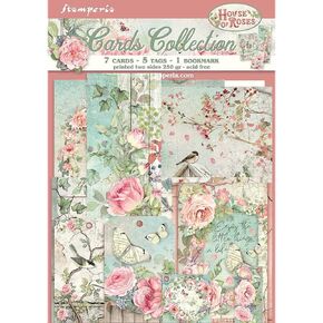 Stamperia Cards Collection-Flowers 1