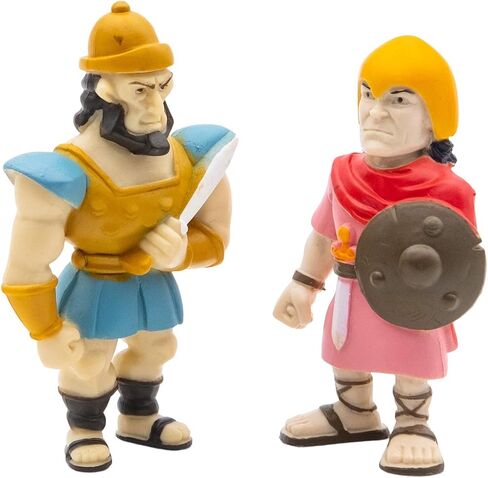 BibleToys David & Goliath 16 Piece Battle Set by BibleToys- Christian Faith Based Toys in Saudi Arabia