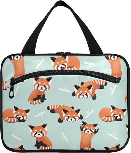 ZZKKO Travel Toiletry Bag for Men Japanese Wave Hanging Travel Toiletry Bag Organizer Mens Toiletries Bag for Bathroom Water Resistant Multiple Compartments Large in Kuwait