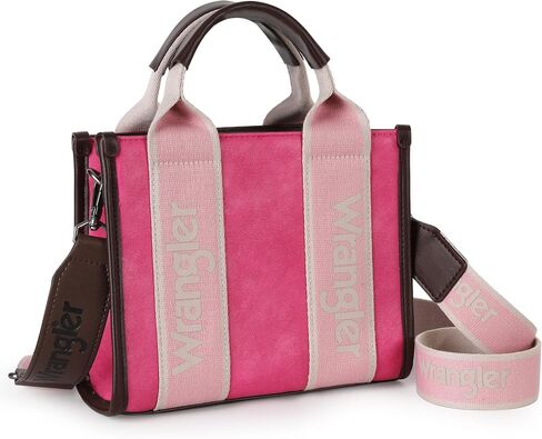 Wrangler Women's Mini Tote Bag Cotton Ribbon Crossbody Handbag in Saudi Arabia