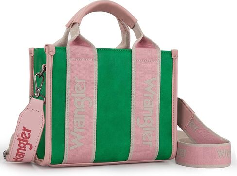 Wrangler Women's Mini Tote Bag Cotton Ribbon Crossbody Handbag in Saudi Arabia