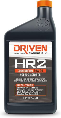 Lunati DRV02006 10W-30 Driven HR-2 High Zinc Hot Rod Oil for Flat Tappet Camshaft, 1 Quart in Saudi Arabia