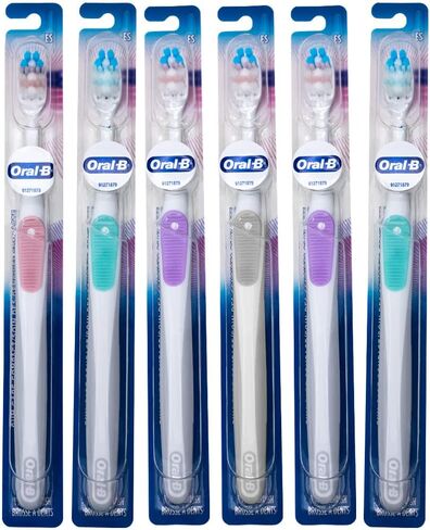Oral-B Gum Care Extra Soft Toothbrush for Sensitive Teeth and Gums, Compact Small Head, (Colors Vary) - Pack of 1 in Saudi Arabia