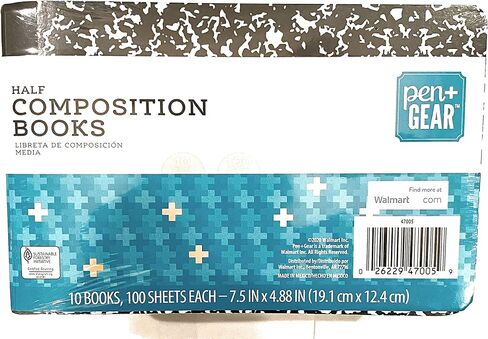 Half Composition Books - 10 pack in Saudi Arabia