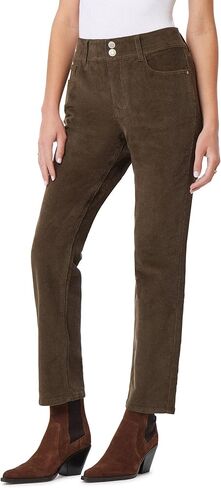 Angels Forever Young Women's Curvy Straight Mid-Rise Corduroy Pants in Saudi Arabia