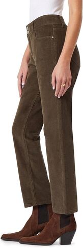 Angels Forever Young Women's Curvy Straight Mid-Rise Corduroy Pants in Saudi Arabia