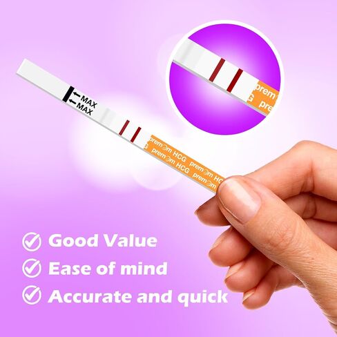 اختبار الحمل Premom منتصف الطريق: أعواد الكشف المبكر عن HCG - مجموعة من 3 أدوات اختبار الحمل in Kuwait