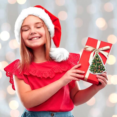 60 قطعة من علامات عيد الميلاد الكبيرة من Sepamoon مع سلسلة، ملصقات علامات اسم العطلة المعلقة من رقائق معدنية لامعة لأكياس هدايا الحفلات وتغليف الهدايا in Kuwait