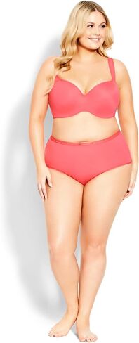 AVENUE Women's Plus Size Brief Fsh Micro Full in Saudi Arabia