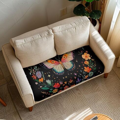 Wanyint Brown Leopard Print Couch Seat Cover Sofa Seat Slipcover Replacement Stretch Furniture Protector Sofa Cover Sofa Slipcover for Kids, Pets, Machine Washable, L in Kuwait